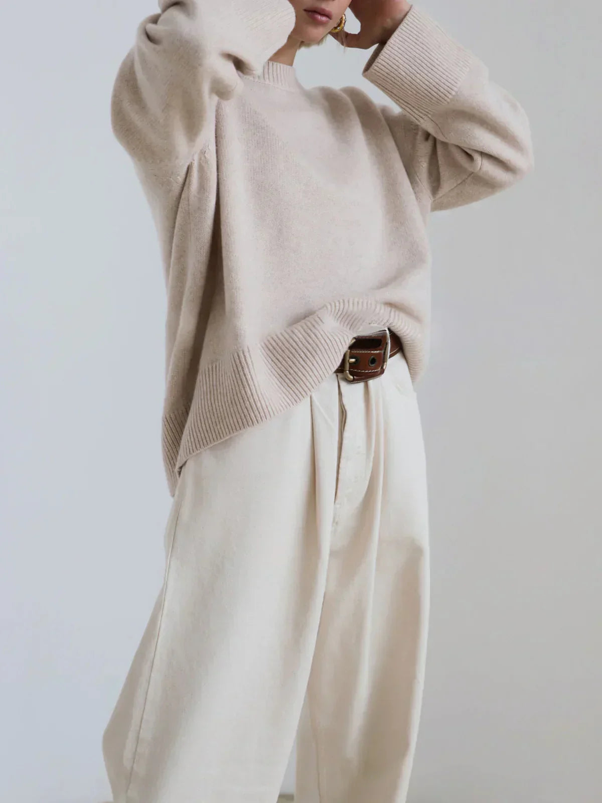 Linèa™ | Pull Oversize en Sucre Filé