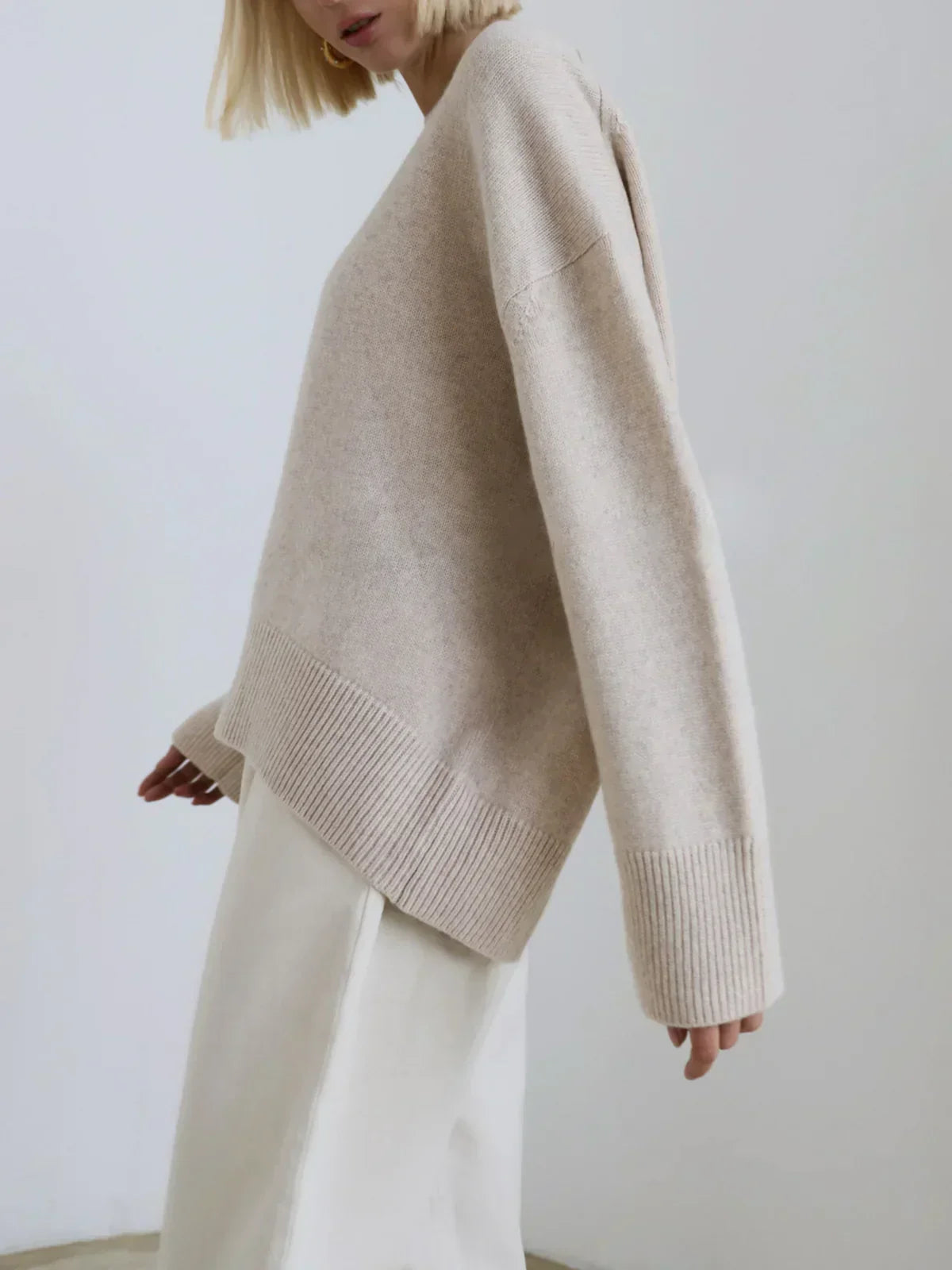 Linèa™ | Pull Oversize en Sucre Filé