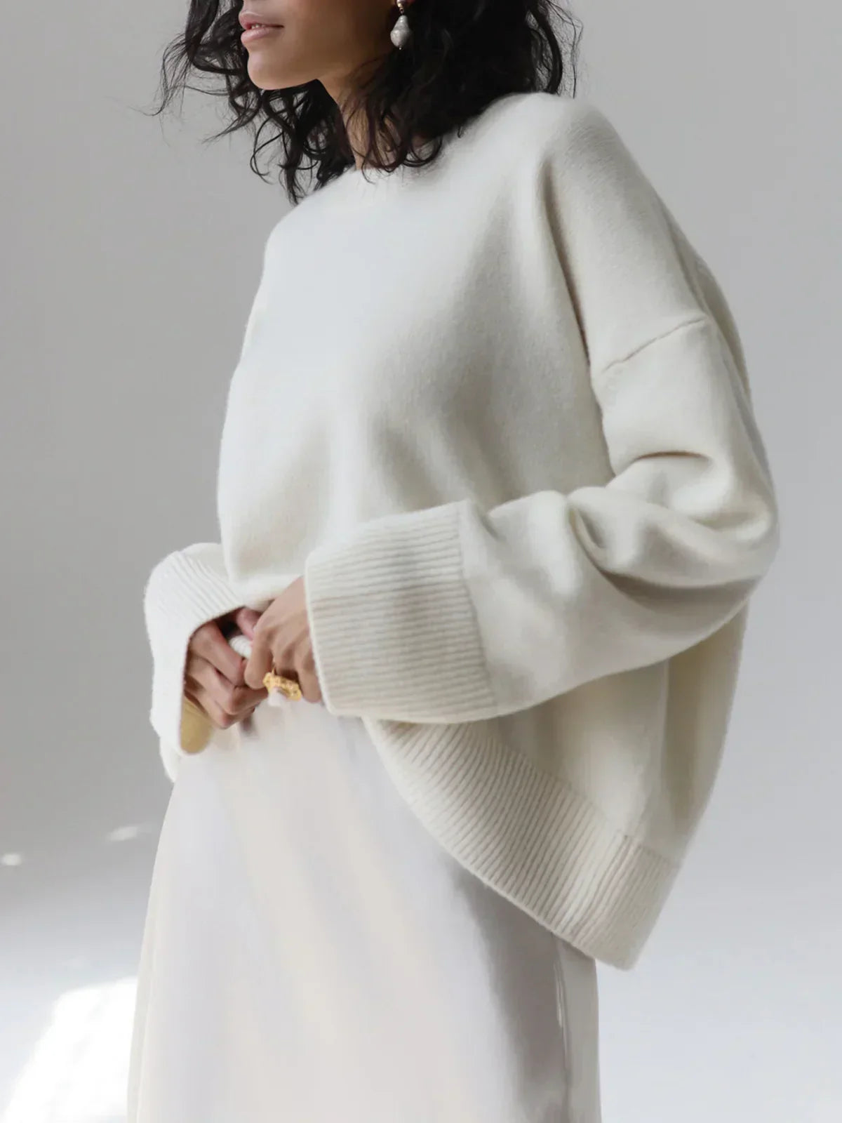 Linèa™ | Pull Oversize en Sucre Filé