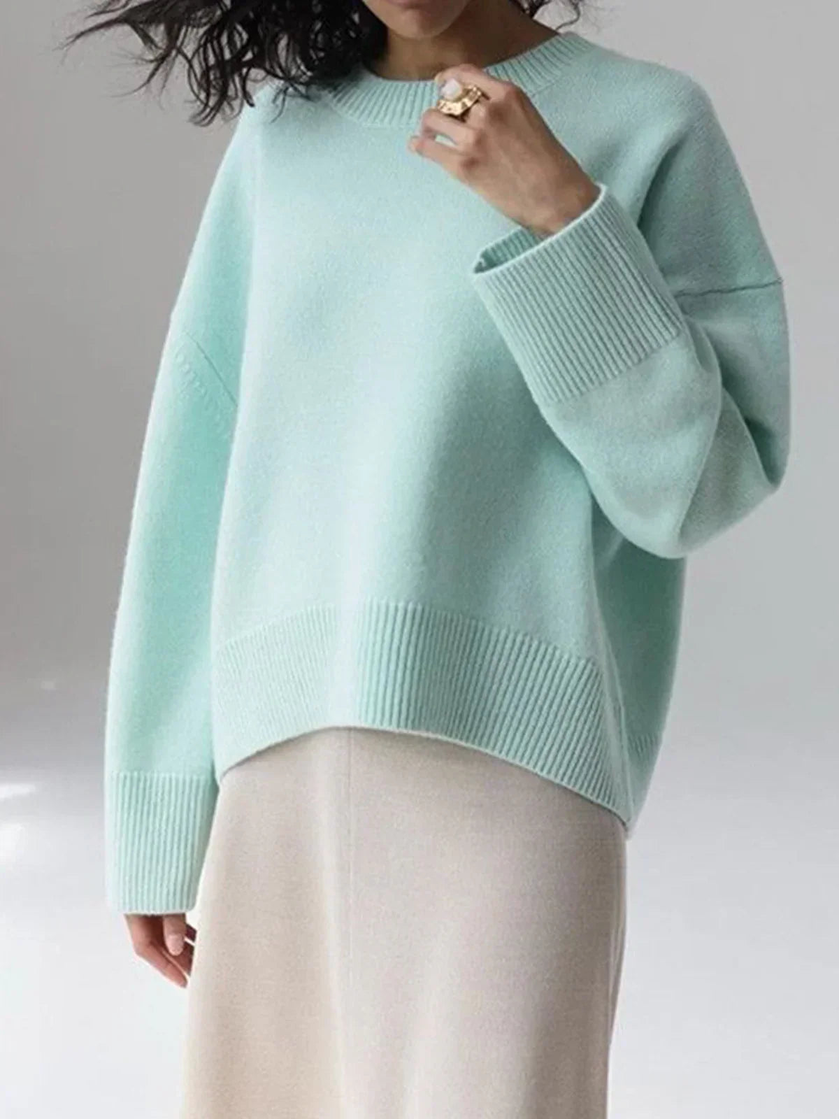 Linèa™ | Pull Oversize en Sucre Filé