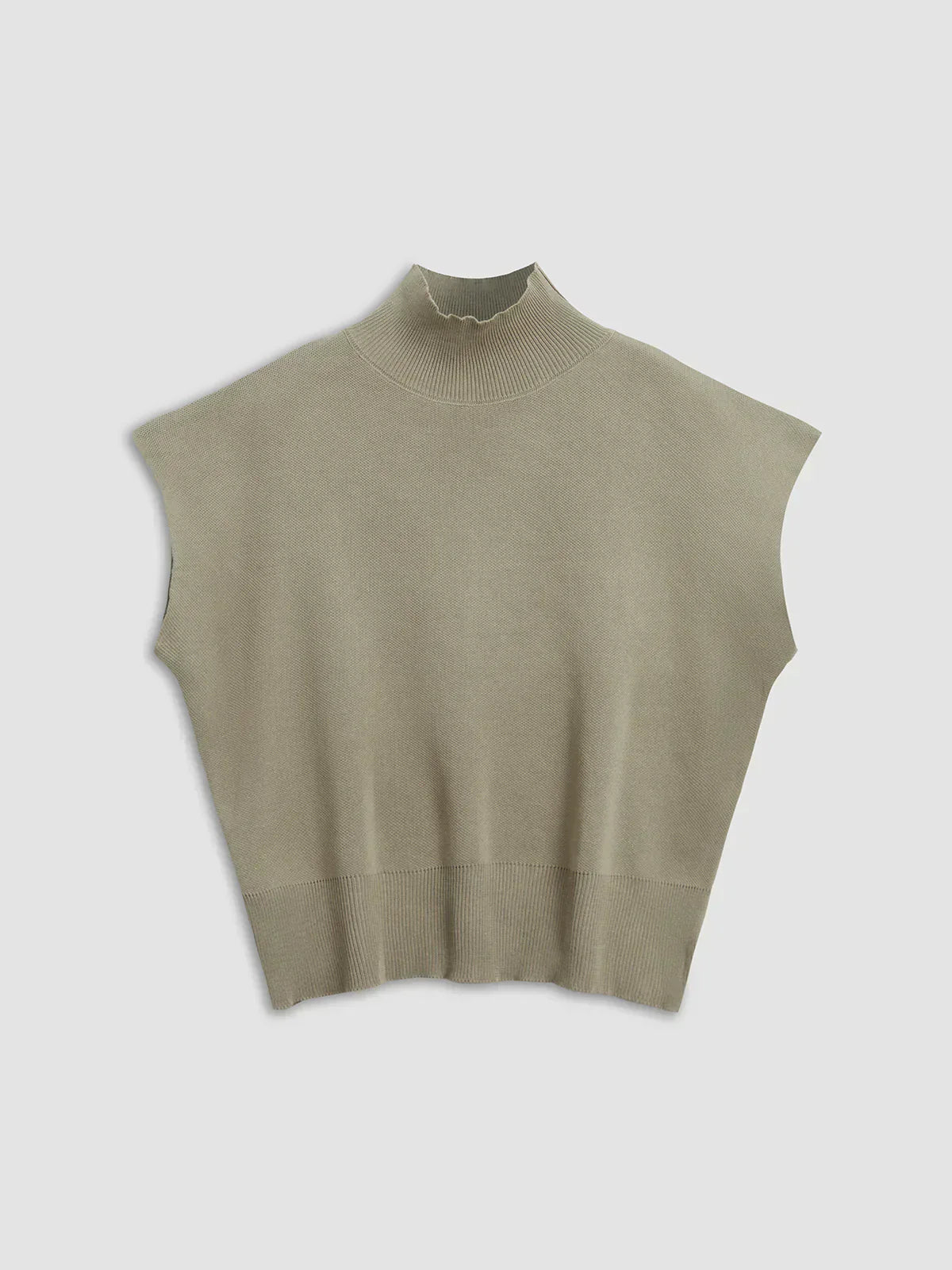 Linèa™ | Gilet en Pull Solide Décontracté