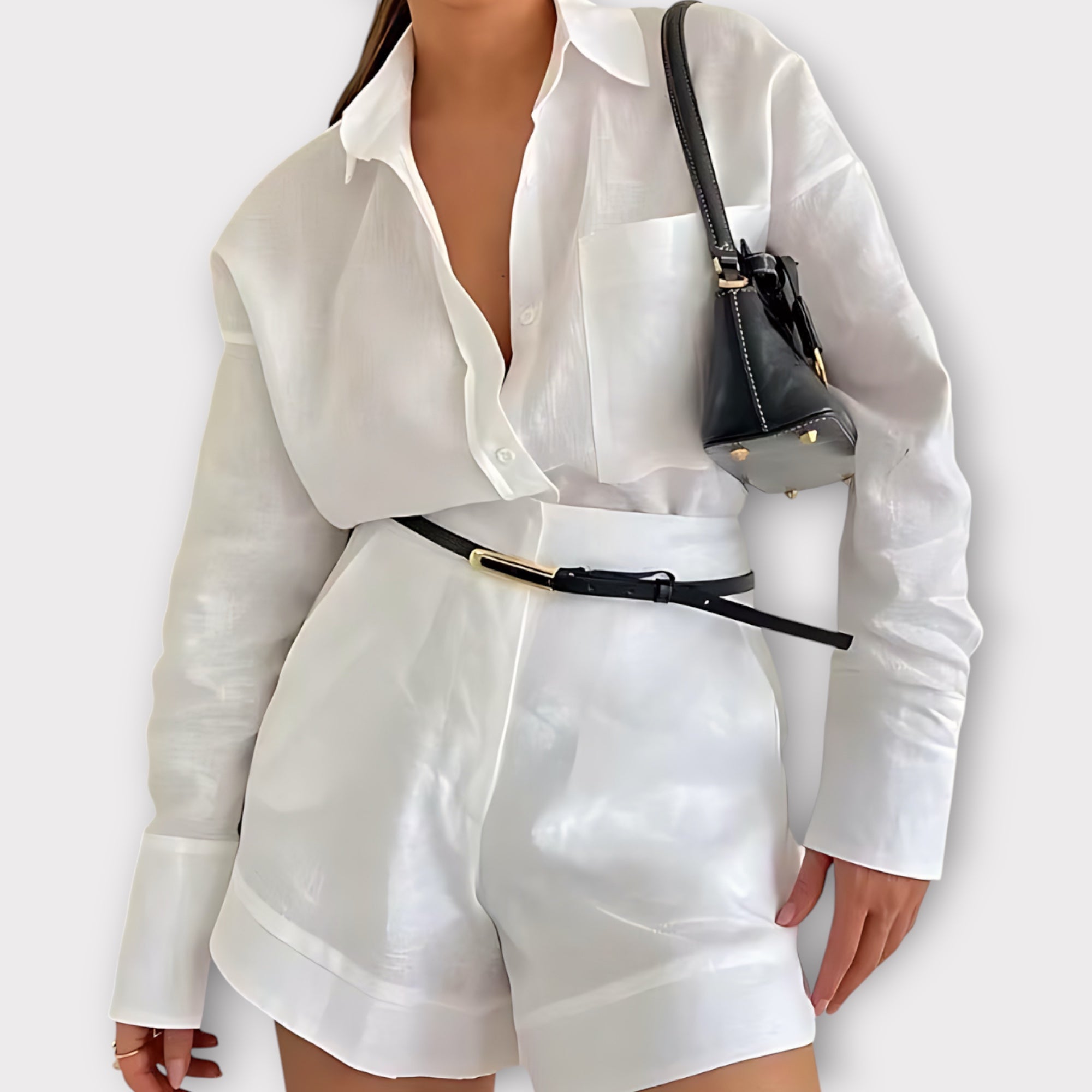 Linèa™ | Ensemble assorti short et chemise d'été