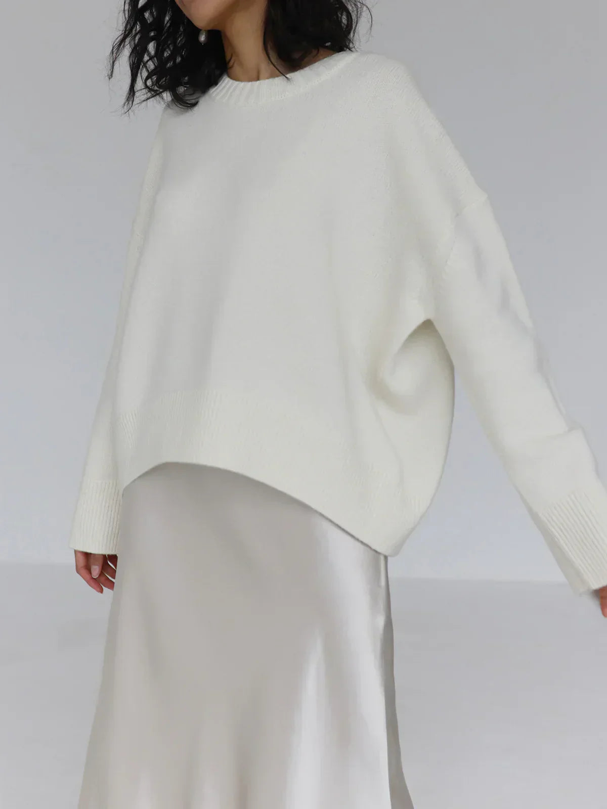 Linèa™ | Pull Oversize en Sucre Filé