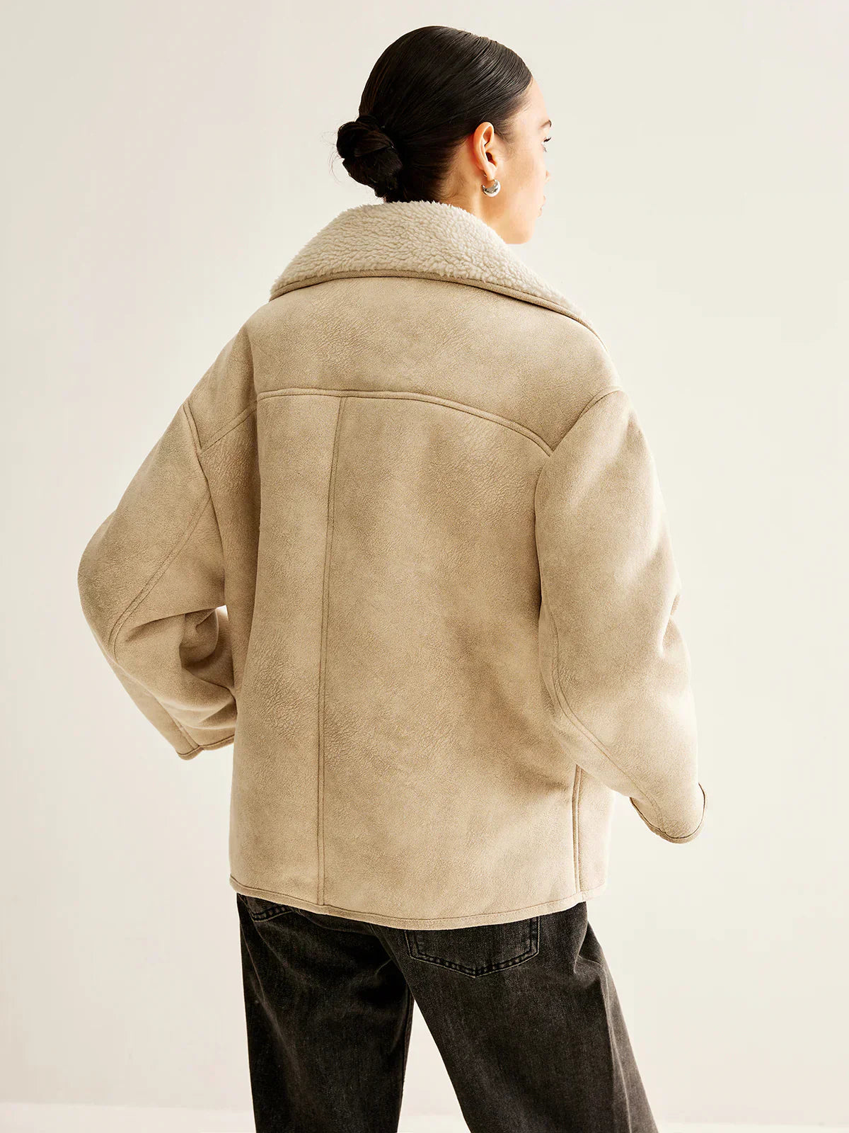 Linèa™ | Veste en polaire mélangé cachemire avec boutons