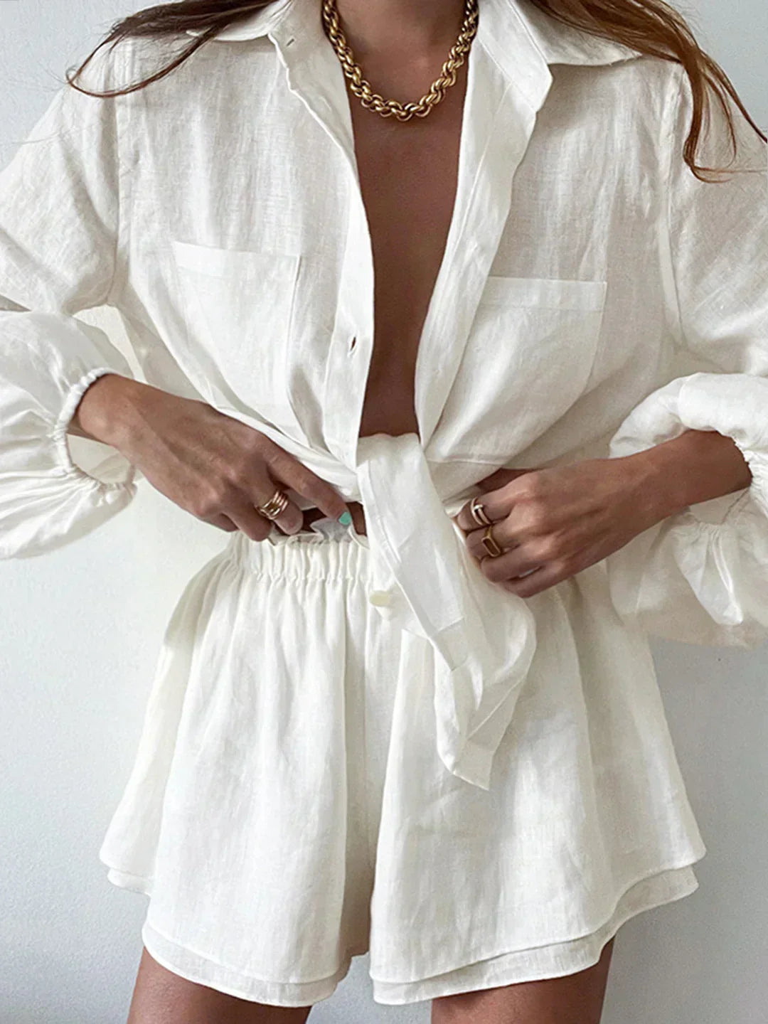 Linèa™ | Ensemble de Shorts Doublés Aegean en Deux Pièces